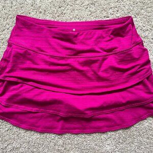 Athleta Fuschia Pink Mini Skirt (Skort) Womens Medium